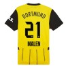 Virallinen Fanipaita + Shortsit Borussia Dortmund Malen 21 Kotipelipaita 2024-25 - Lasten